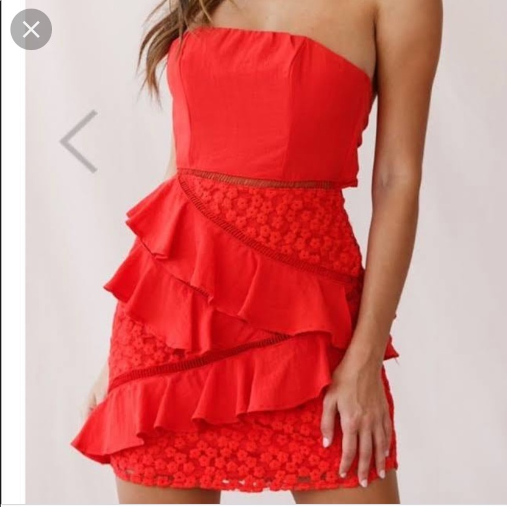 Never Worn Saints and Secret Strapless Dress